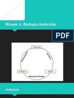 Bloque 4 Biología Molecular