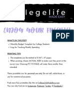 Enjoy Your Freebie!: What'S in This PDF?