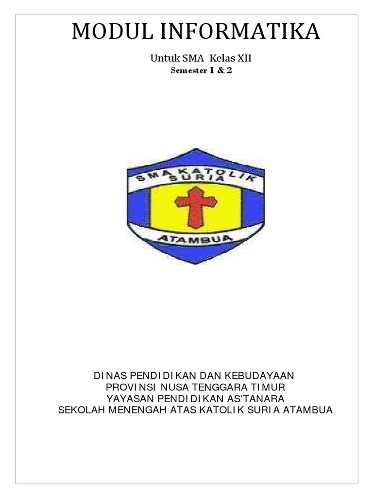 Modul Dasar - HTML Xii | PDF | Ilmu Sosial | Komputer