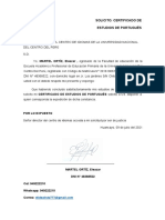 Certificado de Portugués