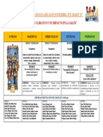 Agenda Alumnos de La Semana 02 - 05 Noviembre