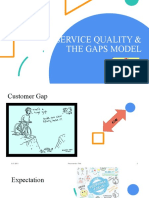 Service Quality & The Gaps Model