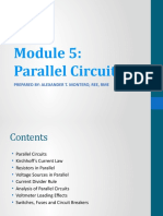 Parallel Circuits: Prepared By: Alexander T. Montero, Ree, Rme