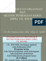 1-Analisis Jabatan Organisasi Dan Metode Pembagian Kerja