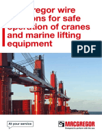 Macgregor Wire Solutions For Safe Operation of Cranes and Marine Lifting Equipment
