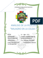 Analisis Pelicula (Milagro en La Celda 7)