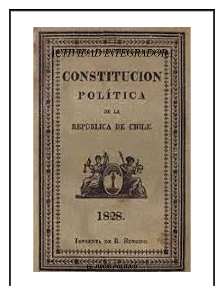 Juicio Politico Pdf El Proceso De Destitución Derecho Constitucional
