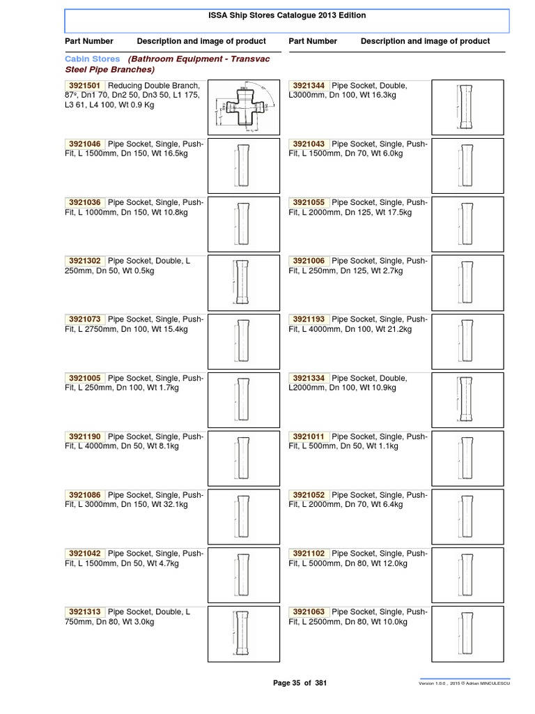 ISSA Ship Stores Catalogue 2013 | PDF | Building Engineering | Building ...