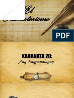 El Filibusterismo Kabanata 20 Ang Nagpapalagay