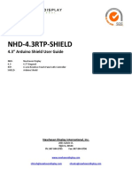 Pantalla Arduino MegaNHD-4.3RTP-SHIELD User Guide