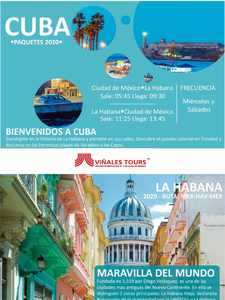 Guía de hoteles y paquetes turísticos en La Habana, Cuba PDF la Habana