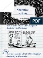 Narrative Writing - MBJ-Tips
