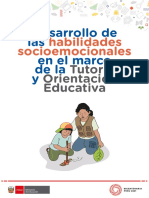 Desarrollo de las habilidades socioemocionales en el marco de la Tutoría y Orientación Educativa