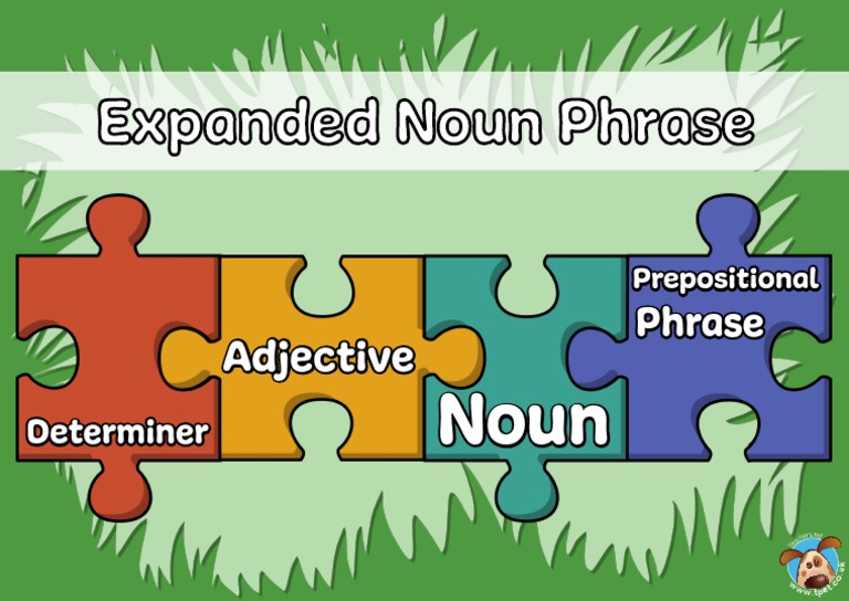 Expanded Noun Phrase Jigsaw Poster PDF