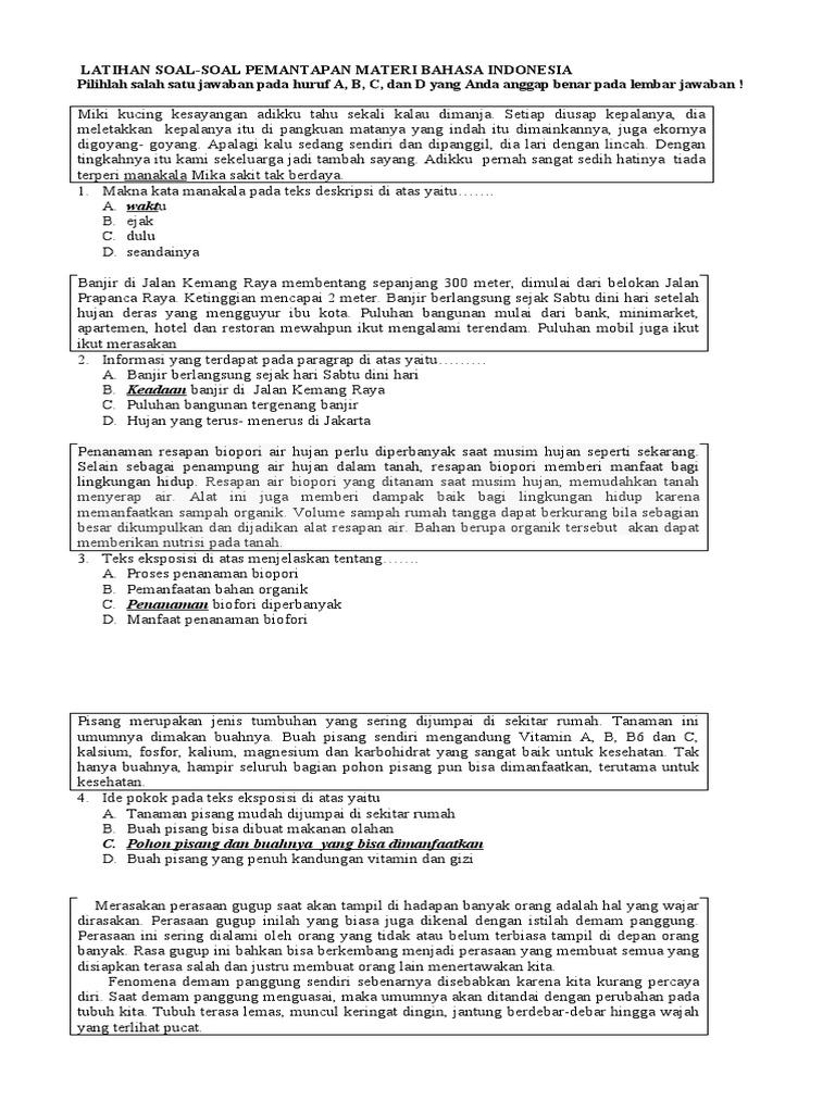 Latihan soal pm 2021 pdf