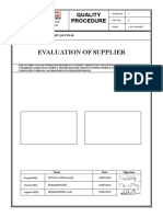 IMV-QP-PVD-05 (Evaluation of Supplier) - Rev2