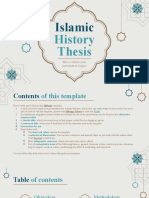 Islamic History Thesis by Slidesgo