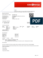 Wcwicc: Lion Air Eticket Itinerary / Receipt