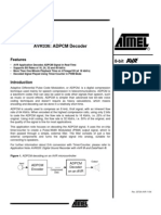 Avr336: Adpcm Decoder