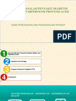 Besaran Masalah Penyakit Diabetes Melitus Dan Hipertensi Provinsi Aceh