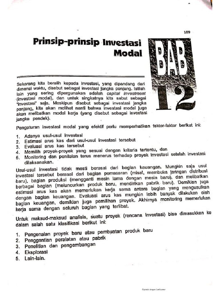 panduan investasi di pasar modal
