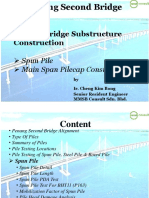 Penang Second Bridge Marine Bridge Substructure Construction