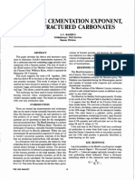 1983 - Rasmus - A Variable Cementation Exponent, M For Fractured Carbonates