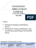 Tantangan Pembelajaran LIterasi Membaca