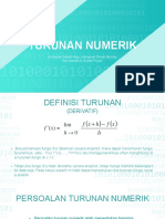 Turunan Numerik