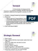 Assignment - Strategic Renewal