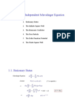 Time Independent Schrodinger Equation