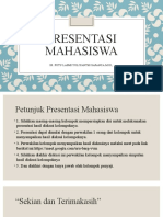 Presentasi Mahasiswa