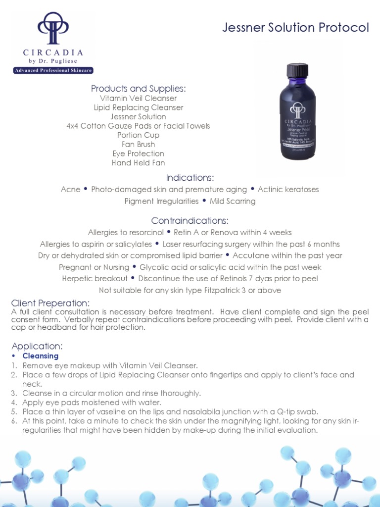 Jessner Solution Protocol: Products and Supplies | PDF | Sunscreen ...