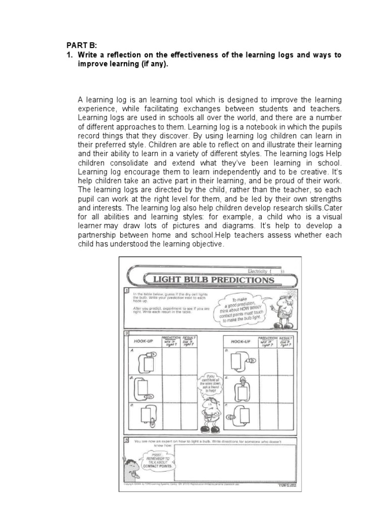 Learning Log Template | PDF