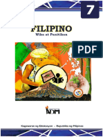 Filipino7 - Q2 - M5 - Pagsulat NG Editoryal o Pangulong-Tudling at Tekstong Naglalahad o Ekspositori - v5