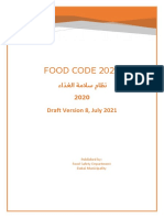 Food Code 2 0 - Draft Version8 Public July 2021