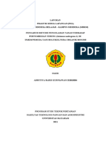 Laporan PKL Teknik Pertanian