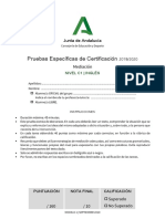 Pruebas Específicas de Certificación: Junta de Andalucía