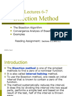 Bisection Method: Lectures 6-7
