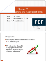 Aggregate Demand and Aggregate Supply: Part 1: The Model Part 2: Adjustments in ADAS Part 3: Policy Reactions