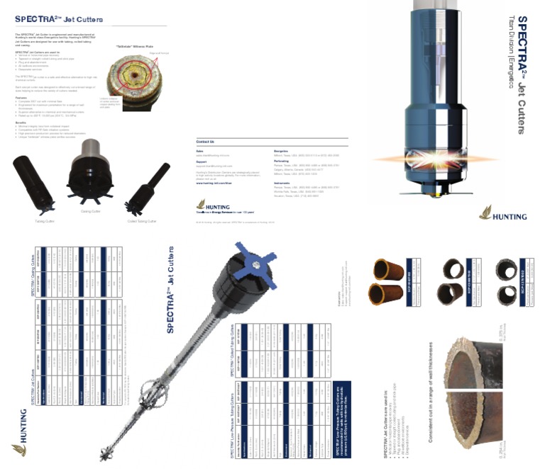 SPECTRA2™ Jet Cutter Tri-Fold | PDF | Pipe (Fluid Conveyance) | Tools