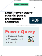 Excel Power Query Tutorial (Get & Transform) + Examples