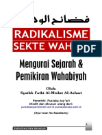 Buku Radikalisme Sekte Wahabiyah