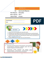 MATEMATIKA OPERASI HIMPUNAN