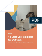10 Sales Call Templates For Outreach