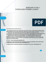 Pertemuan Ke 4 Contoh Kasus Pembelajaran