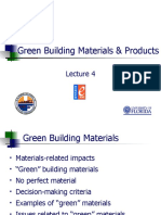Green Building Materials & Products