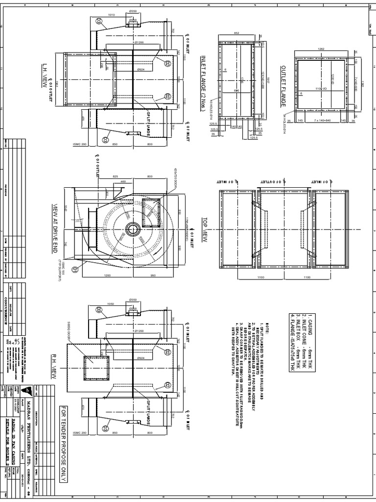 ID Fan Casing and Design Details | PDF | Mechanical Engineering ...