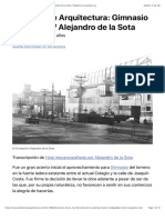 Clásicos de Arquitectura: Gimnasio Maravillas: Alejandro de La Sota - Plataforma Arquitectura