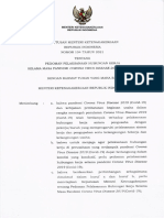 Hubungan Kerja Selama Pandemi - Kmnaker Nomor 104 Tahun 2021